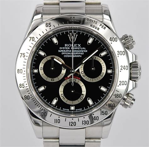 replica rolex daytona black dial watch|rolex daytona 116520 price.